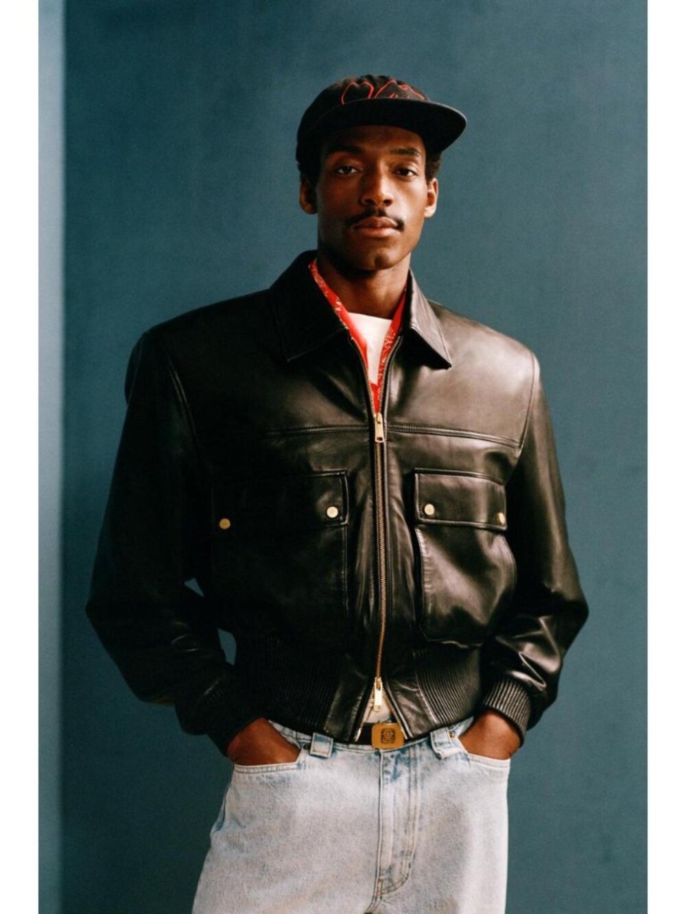 ZARA CROPPED FIT NAPPA LEATHER JACKET WILLY CHAVARRIA X ZARA - Picture 2 of 5